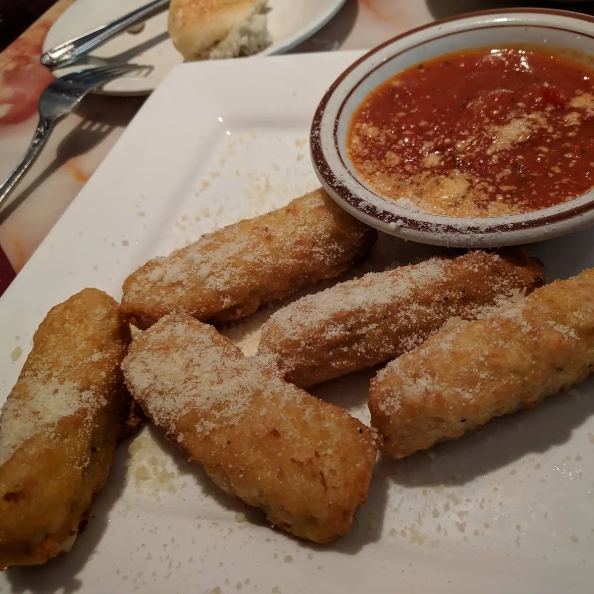 Mozzarella Sticks and Marinara Sauce
