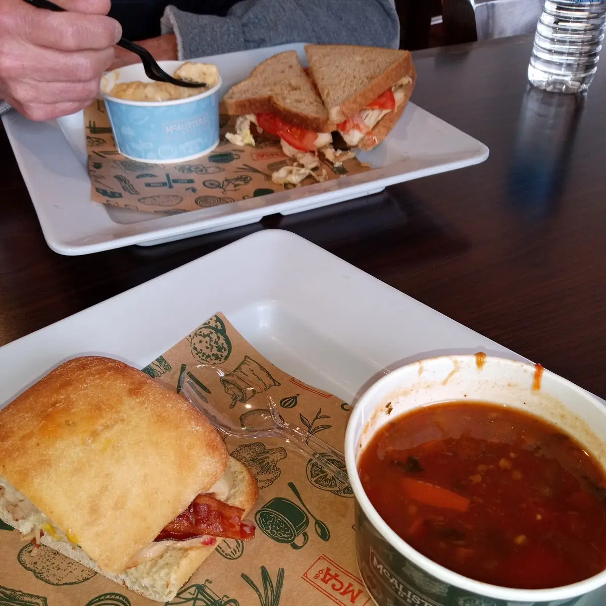 Roasted Vegetable Soup and Turkey