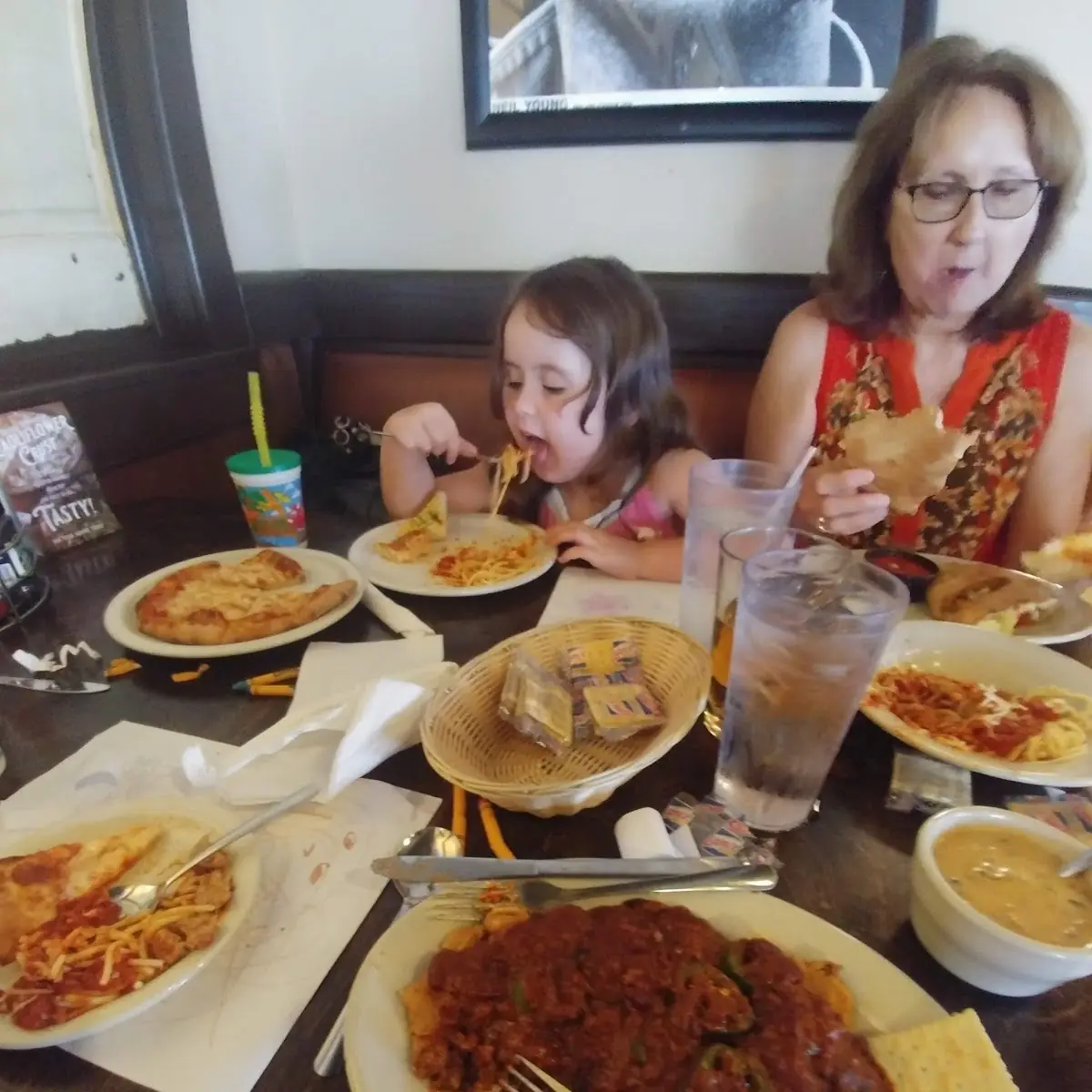 Pizza Spaghetti Crawfish Soup