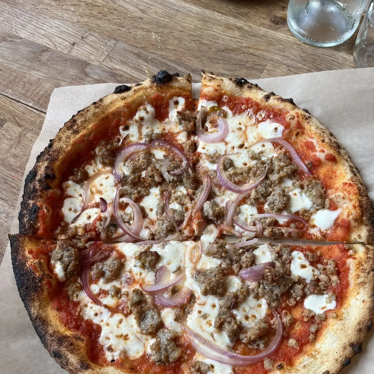Margherita Pizza with Fresh Basil