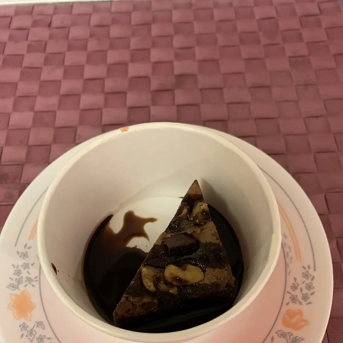 Brownie Bites with Vanilla Ice Cream