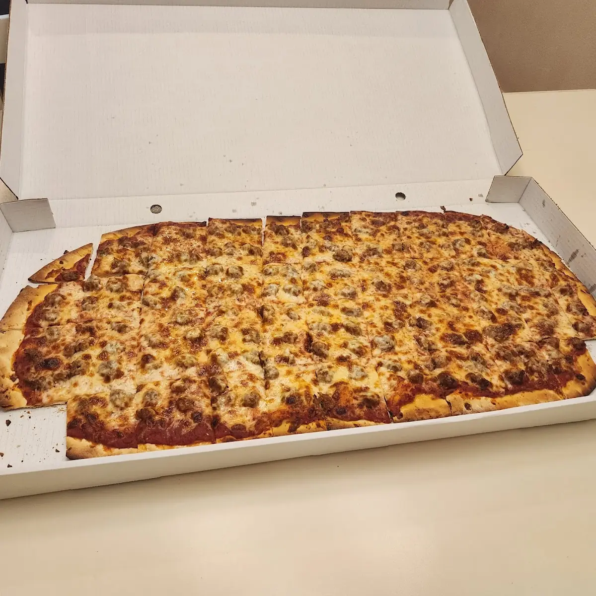 Monster Sausage Pizza
