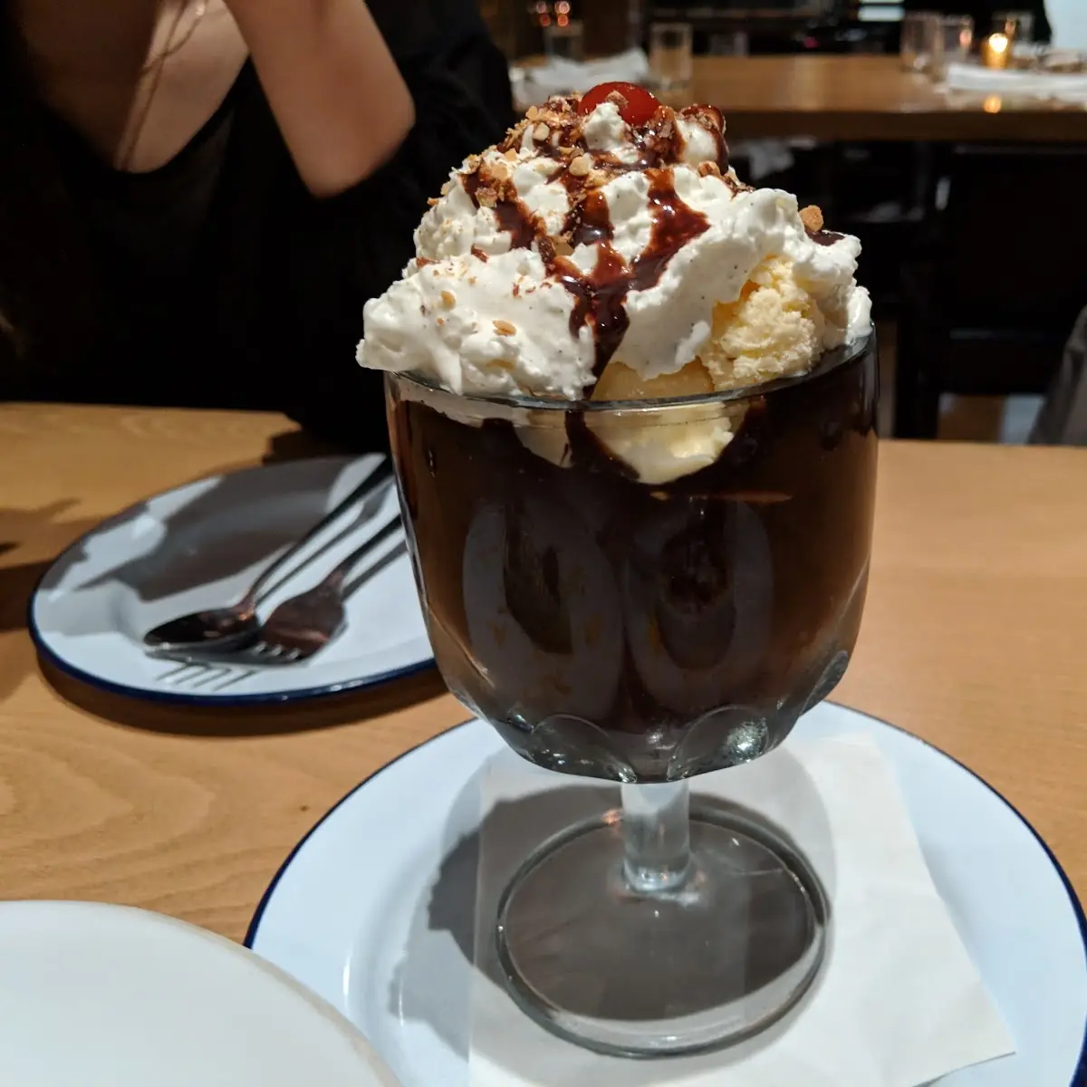Bittersweet Hot Fudge Sundae
