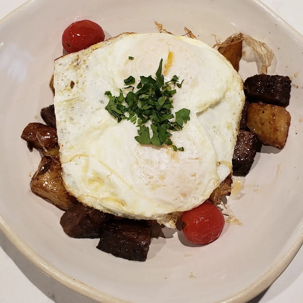 Short Rib Hash and Eggs