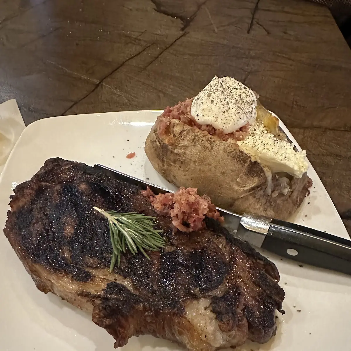Char Crusted Ribeye