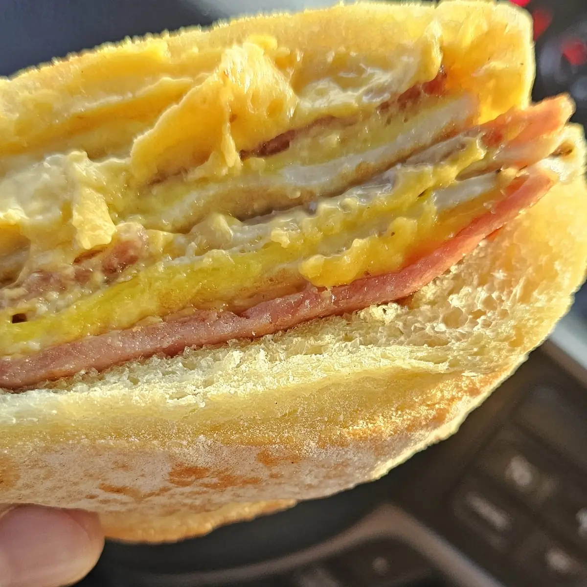 Ham Egg-n-Cheese
