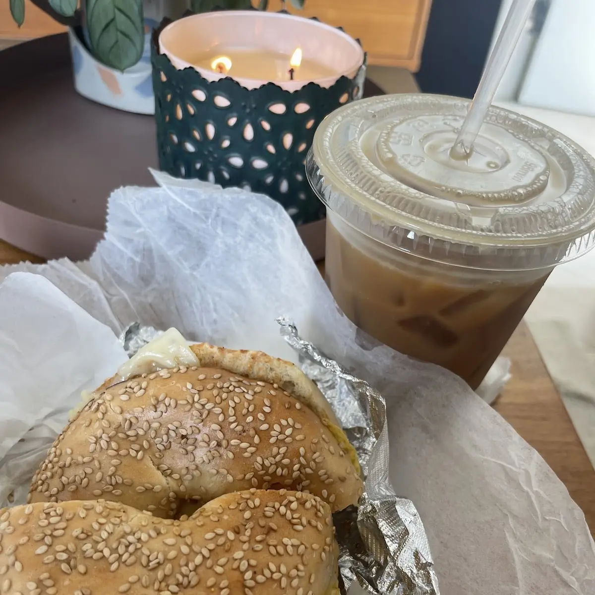 Iced Coffee with Almond Milk