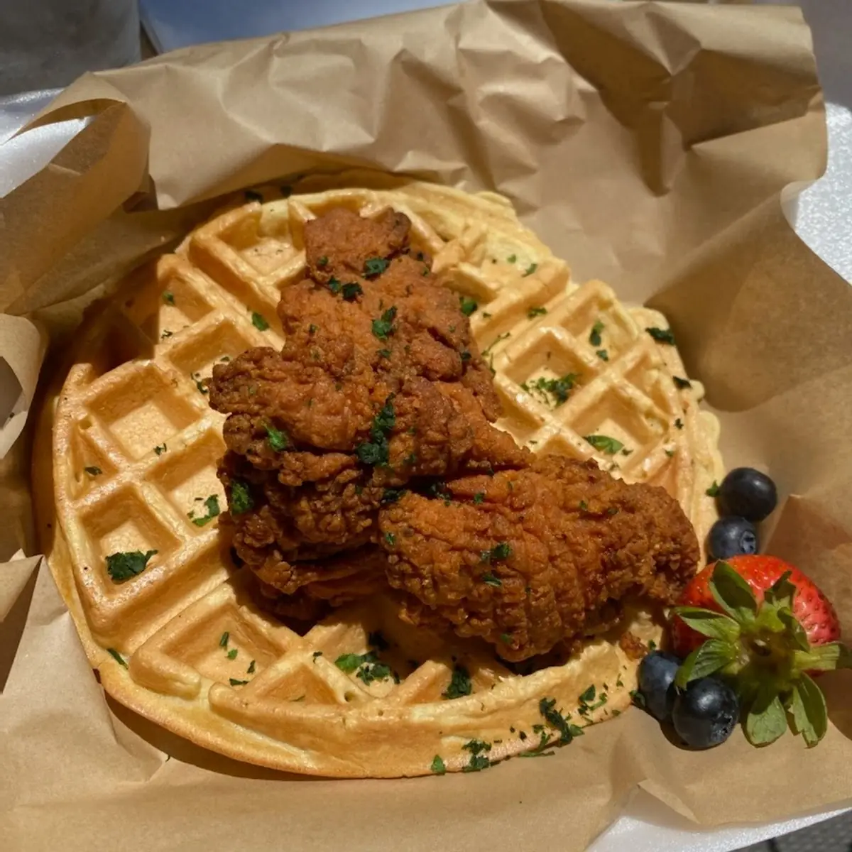 Chicken and Waffles