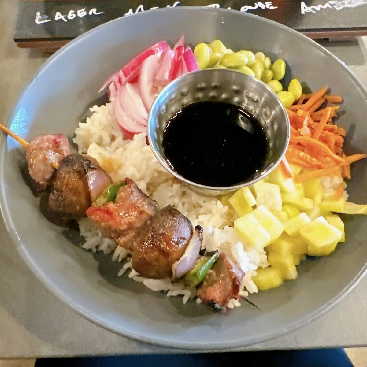 Rice Bowl with Kebab