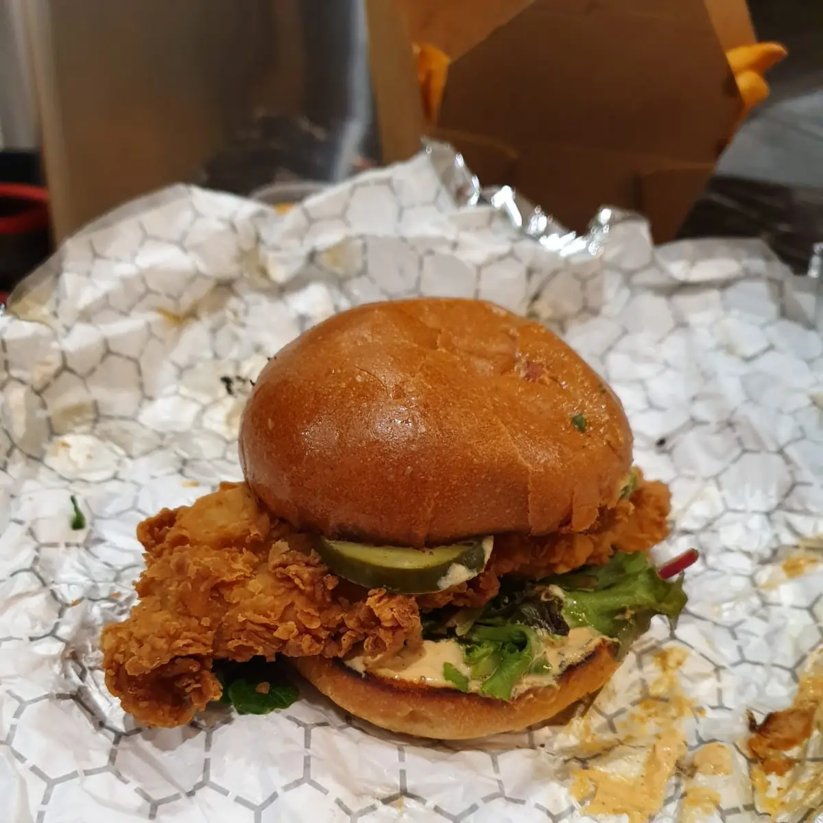 Hot N' Funky Chicken Sandwich