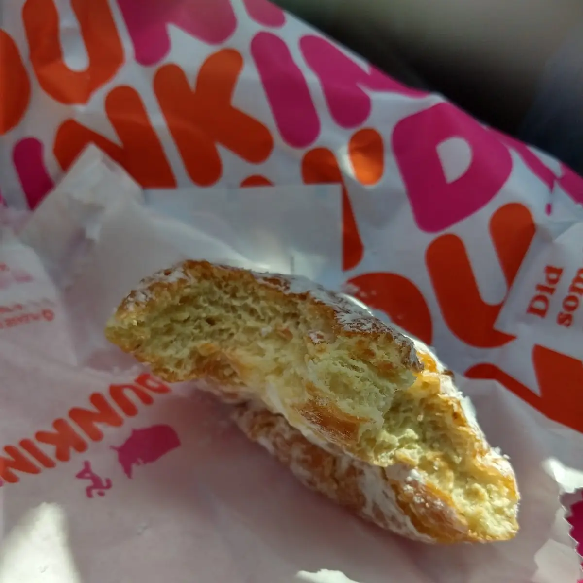 White Cream Filling Donut