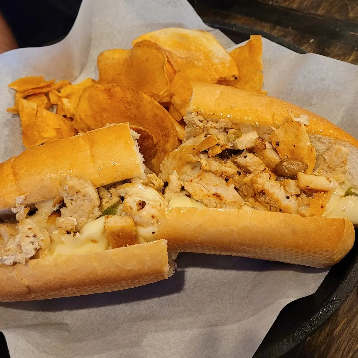 Chicken Cheese Steak Deluxe