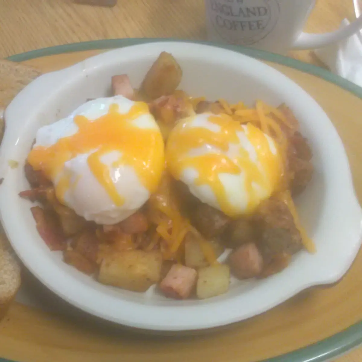 Eggs Corned Beef Hash & Toast