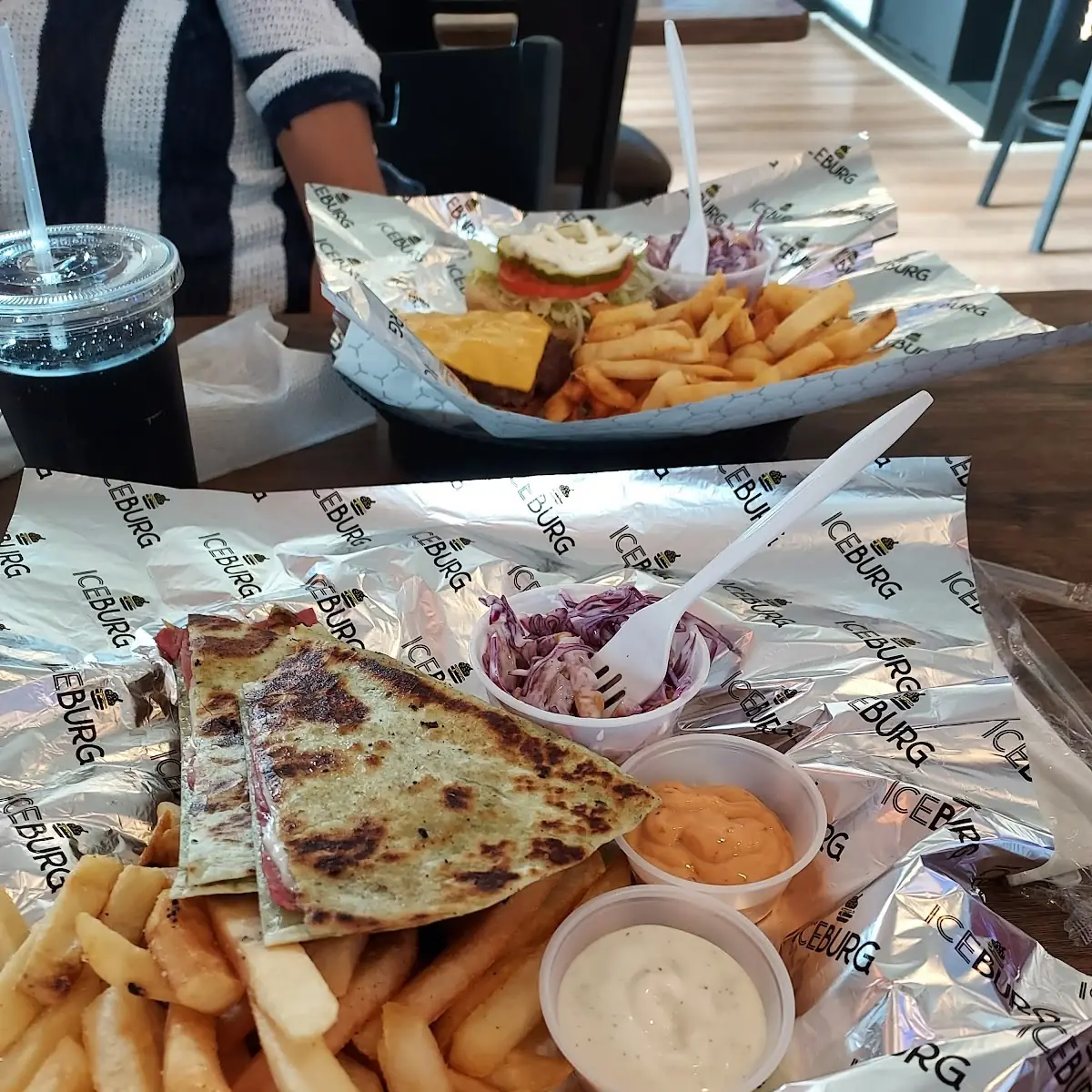 Flat Bread Pastrami with Cheese