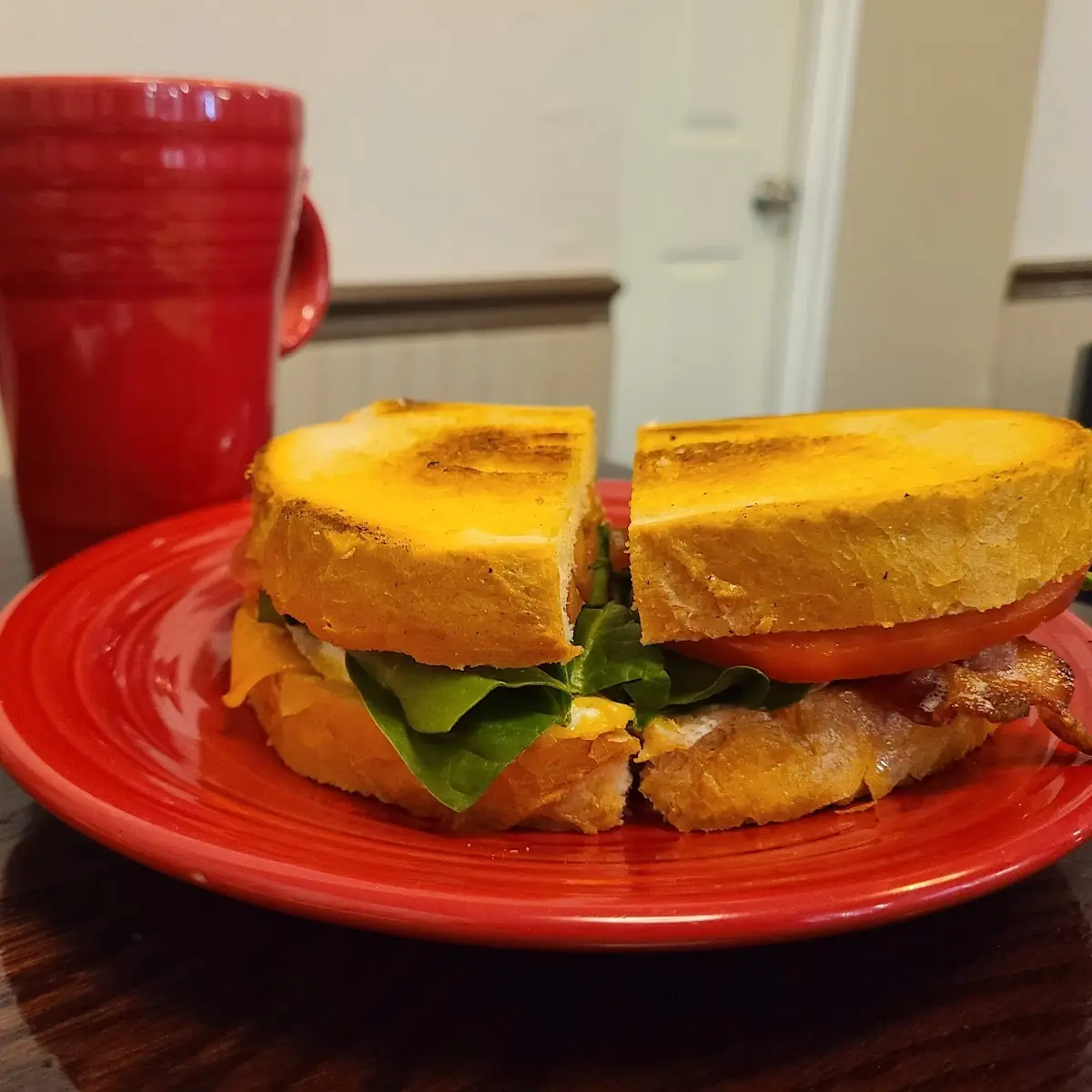 Egg Sandwich on Sourdough Toast