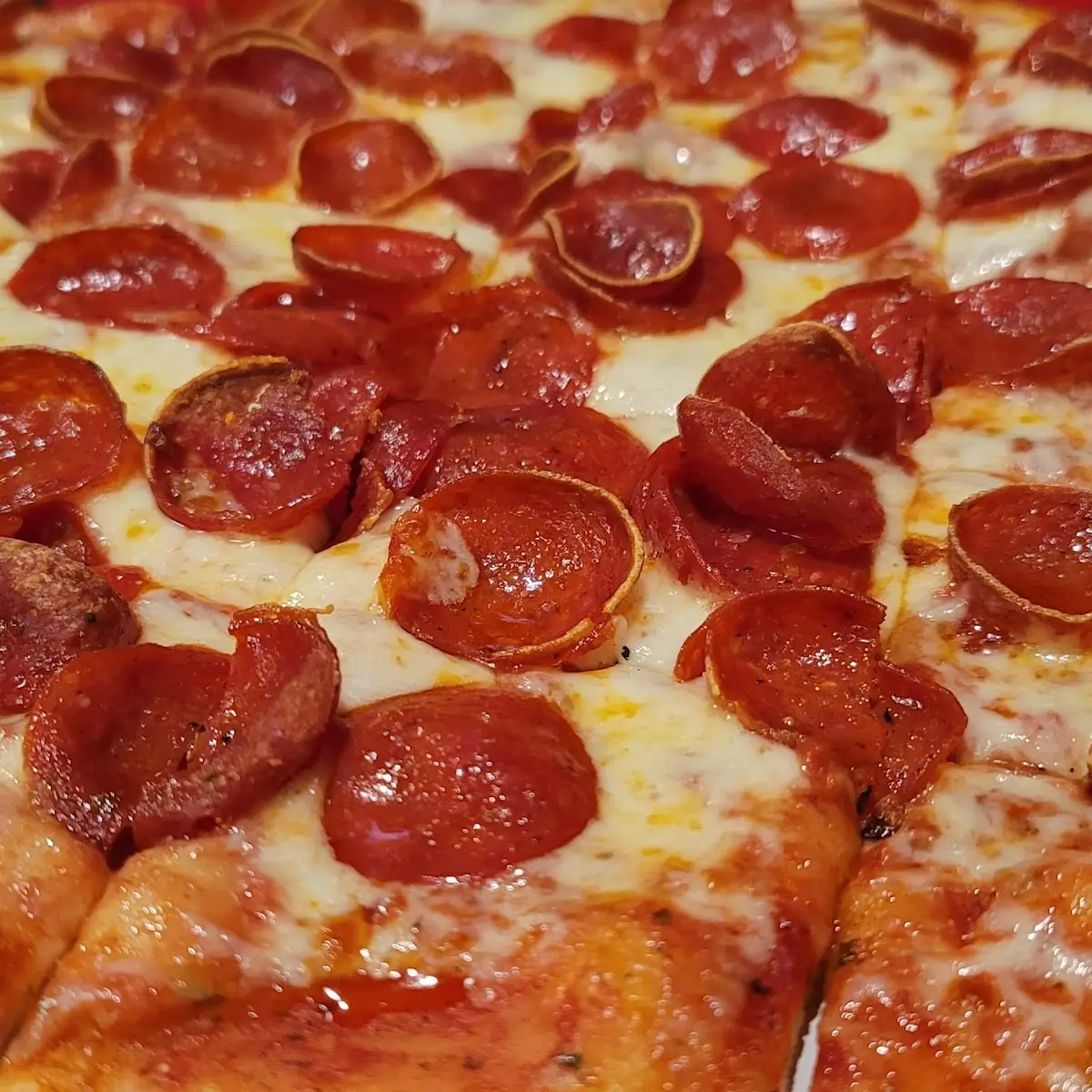 Pepperoni Mushroom and Sausage Pizza