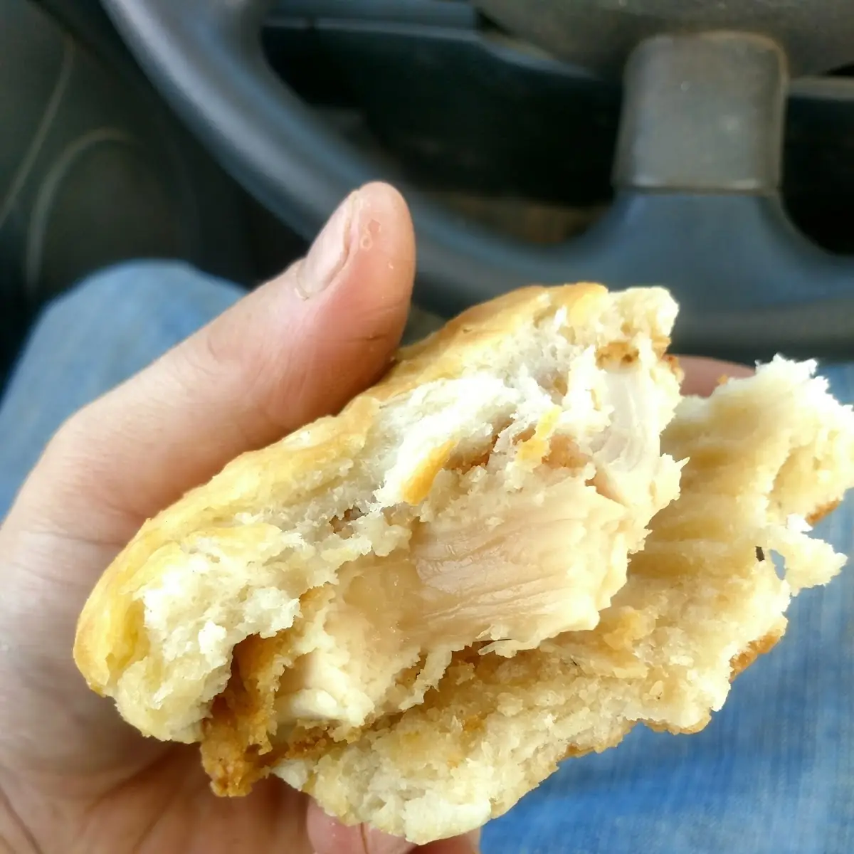 Raw Chicken Biscuit