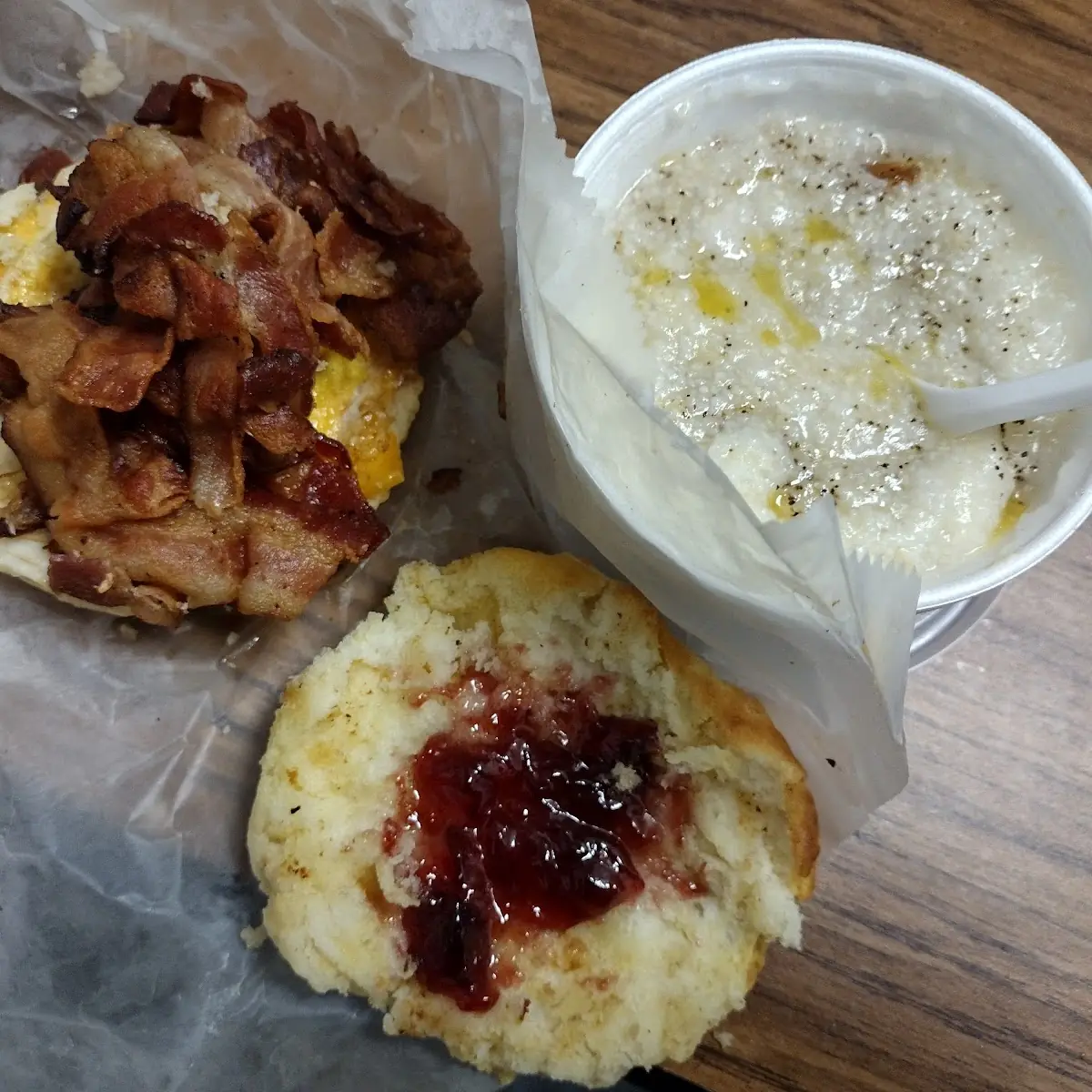 Bacon Egg and Cheese Breakfast Combo