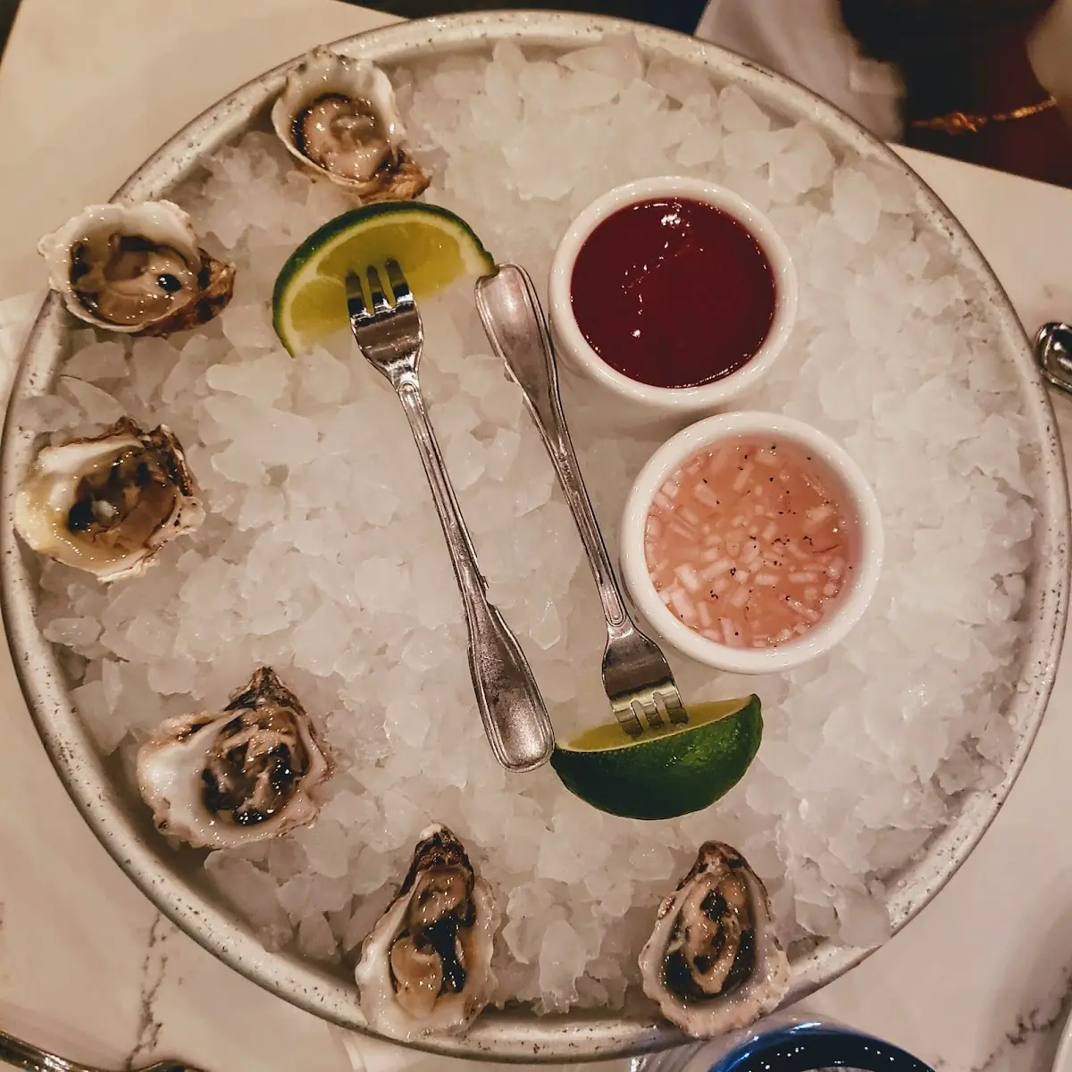 Raw Oysters on the Half Shell