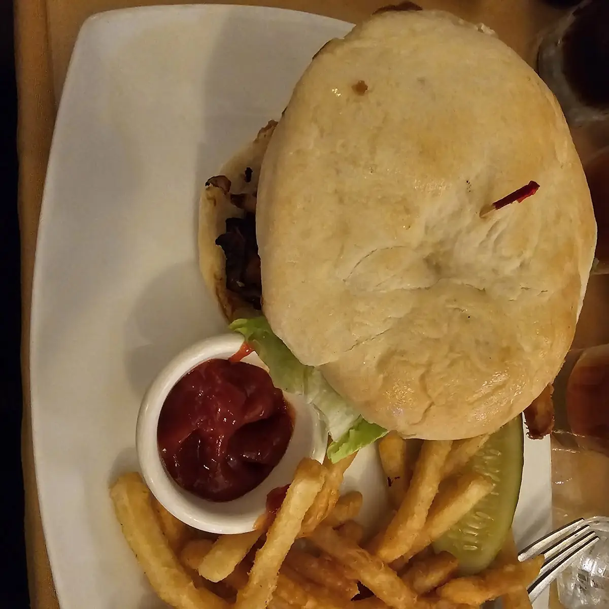 Black and Bleu Burger