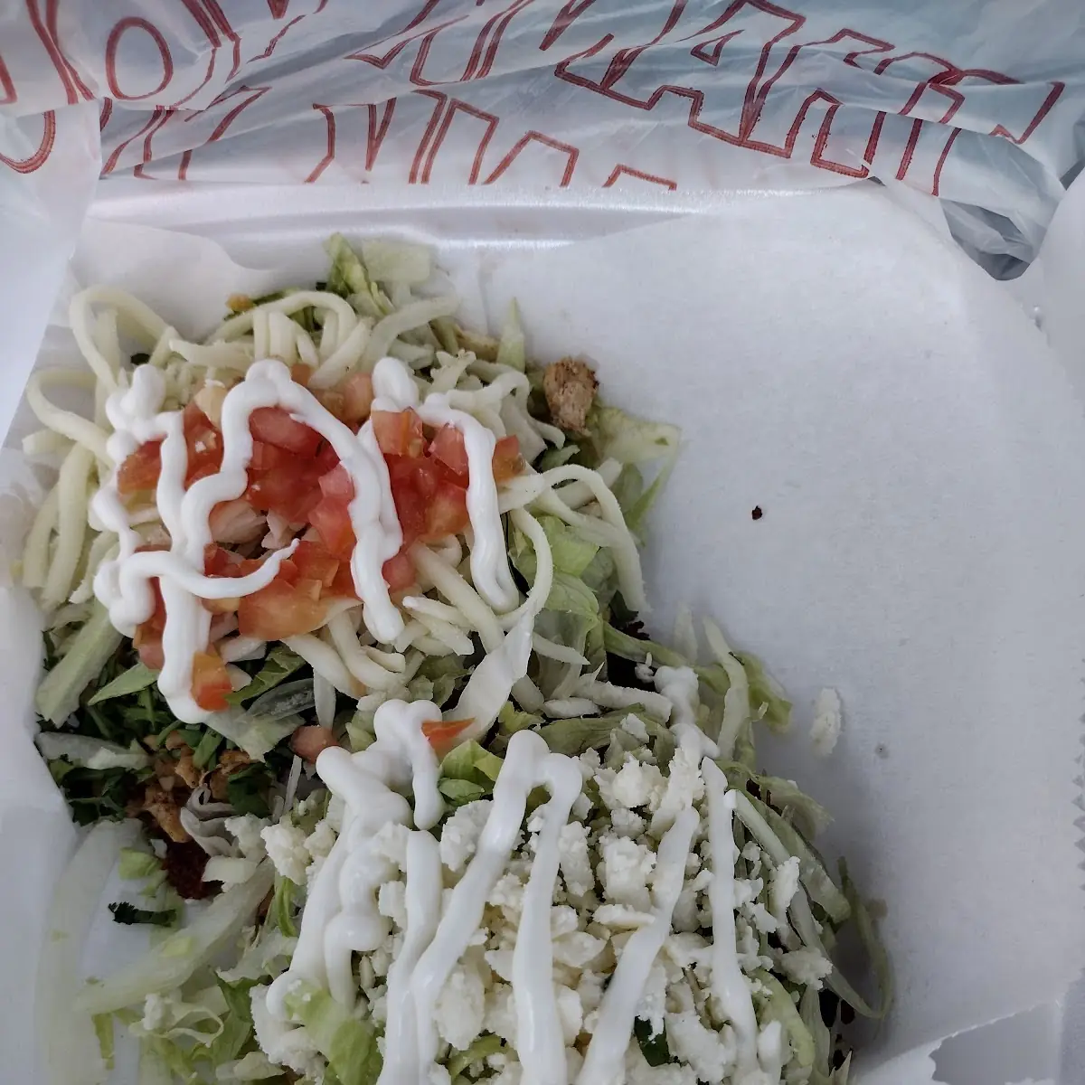 Sope De Carne and Taco De Carnitas