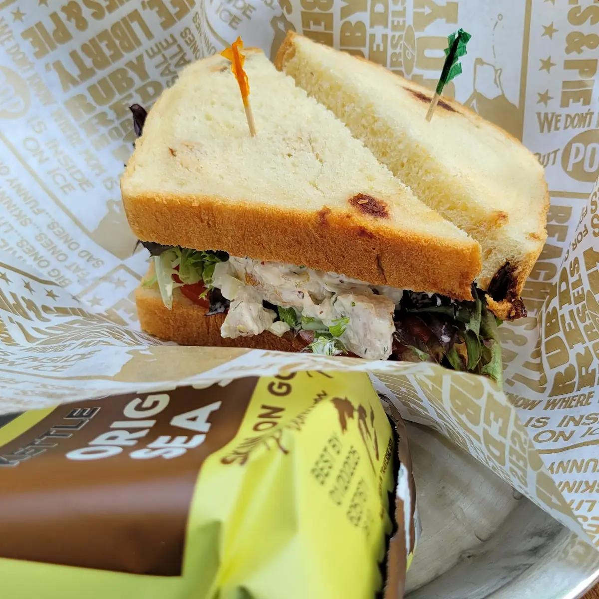 Cherry Chicken Salad Sandwich