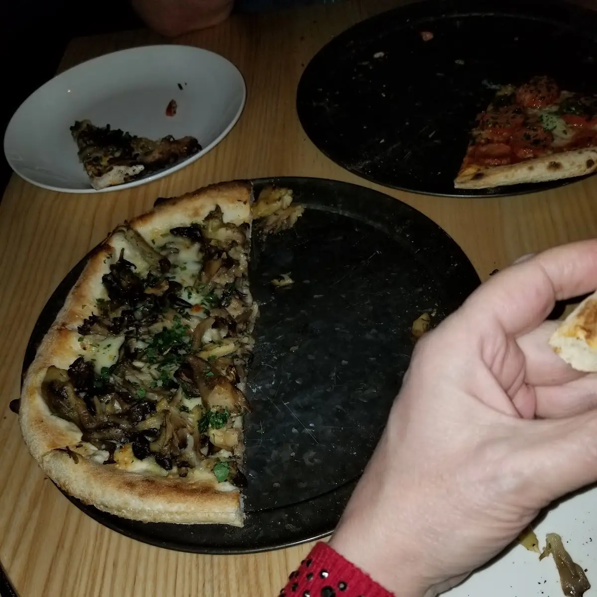 Smoked Mushroom Pizza