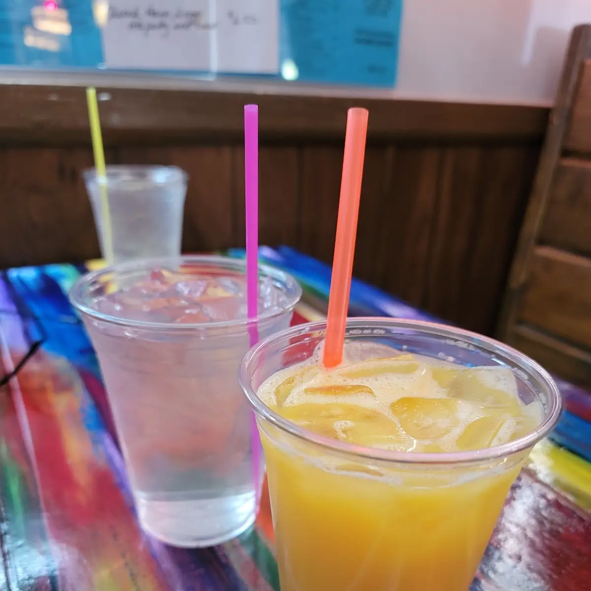 Orange Juice and Water