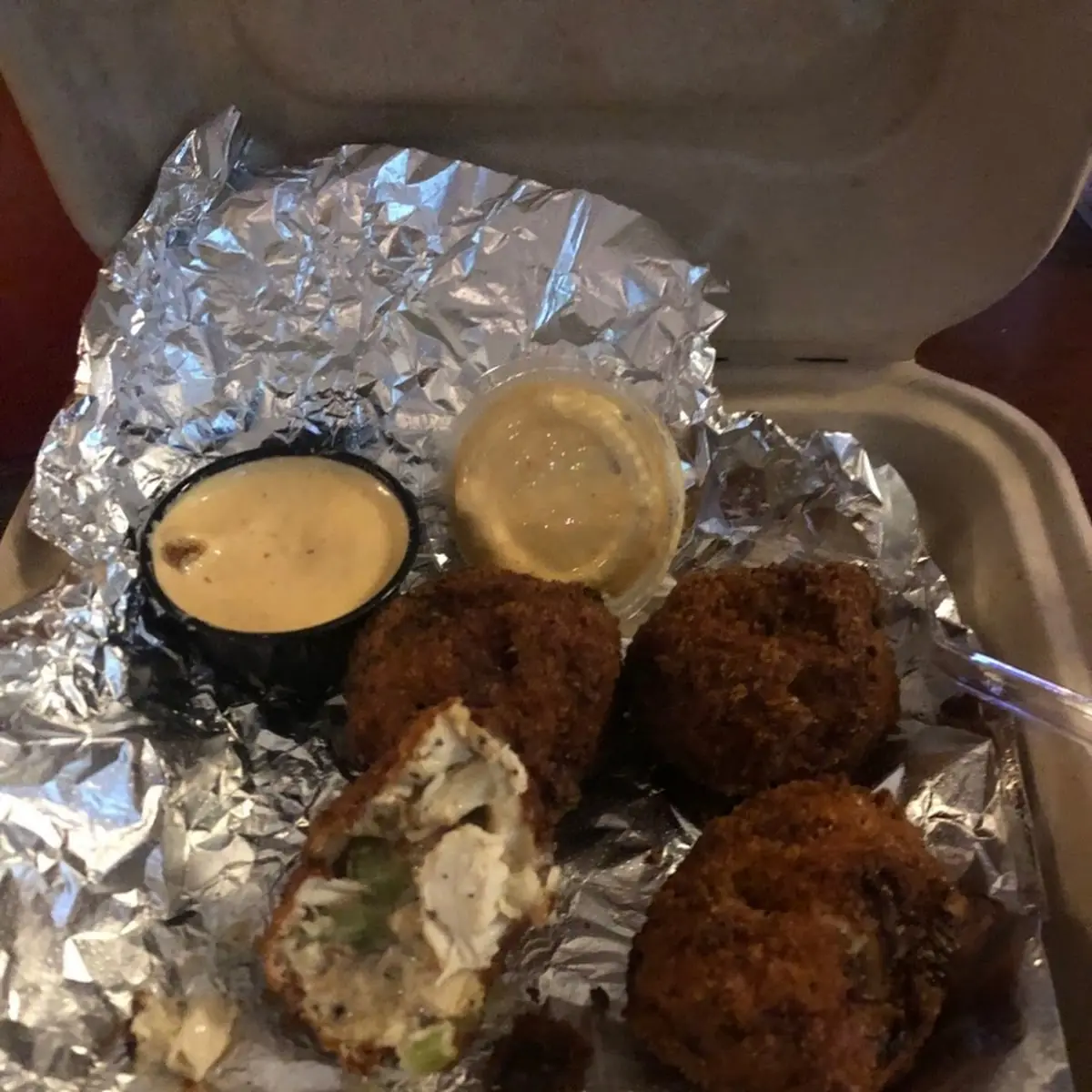 Fried Chicken Salad Bites