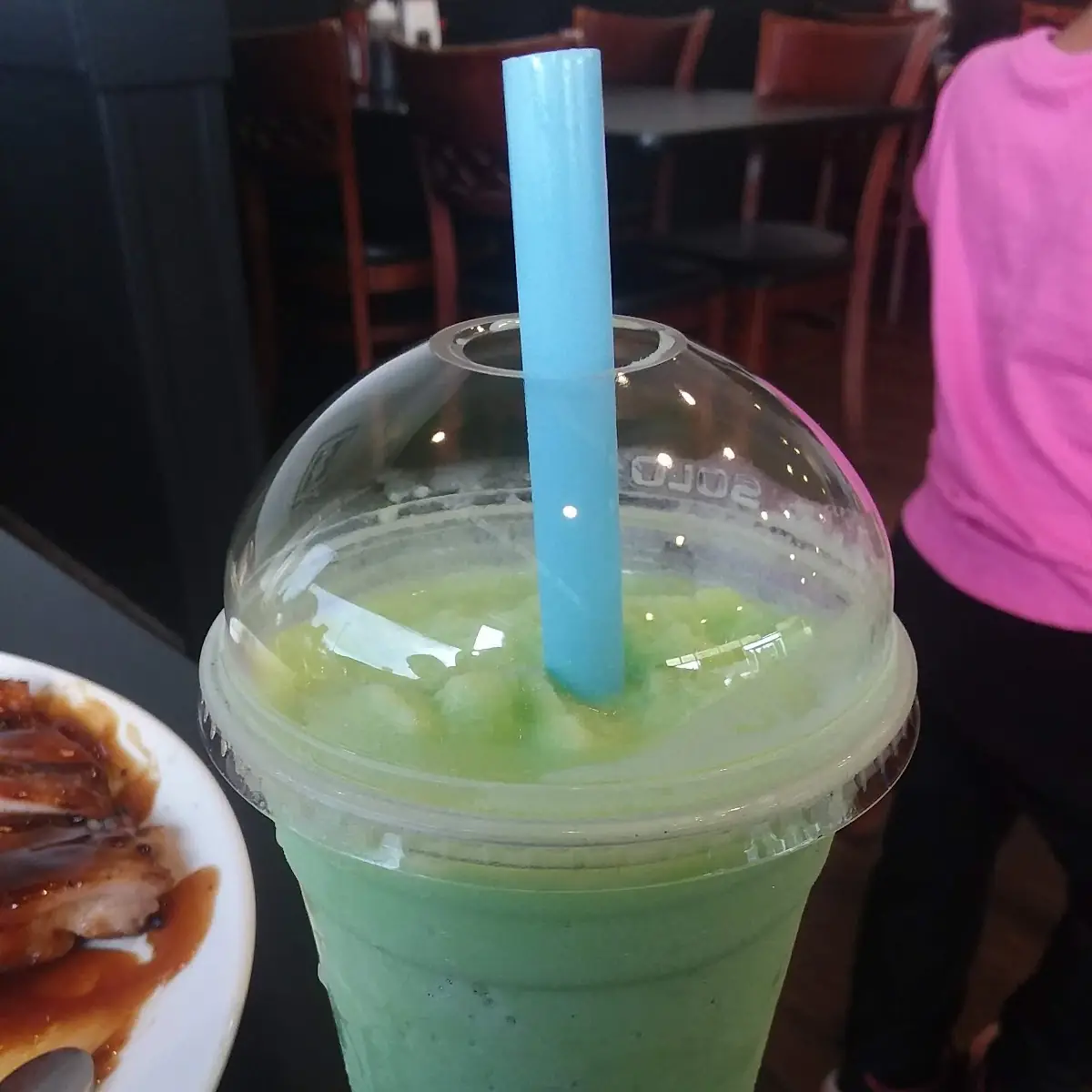 Honey Dew Bubble Tea w Tapioca