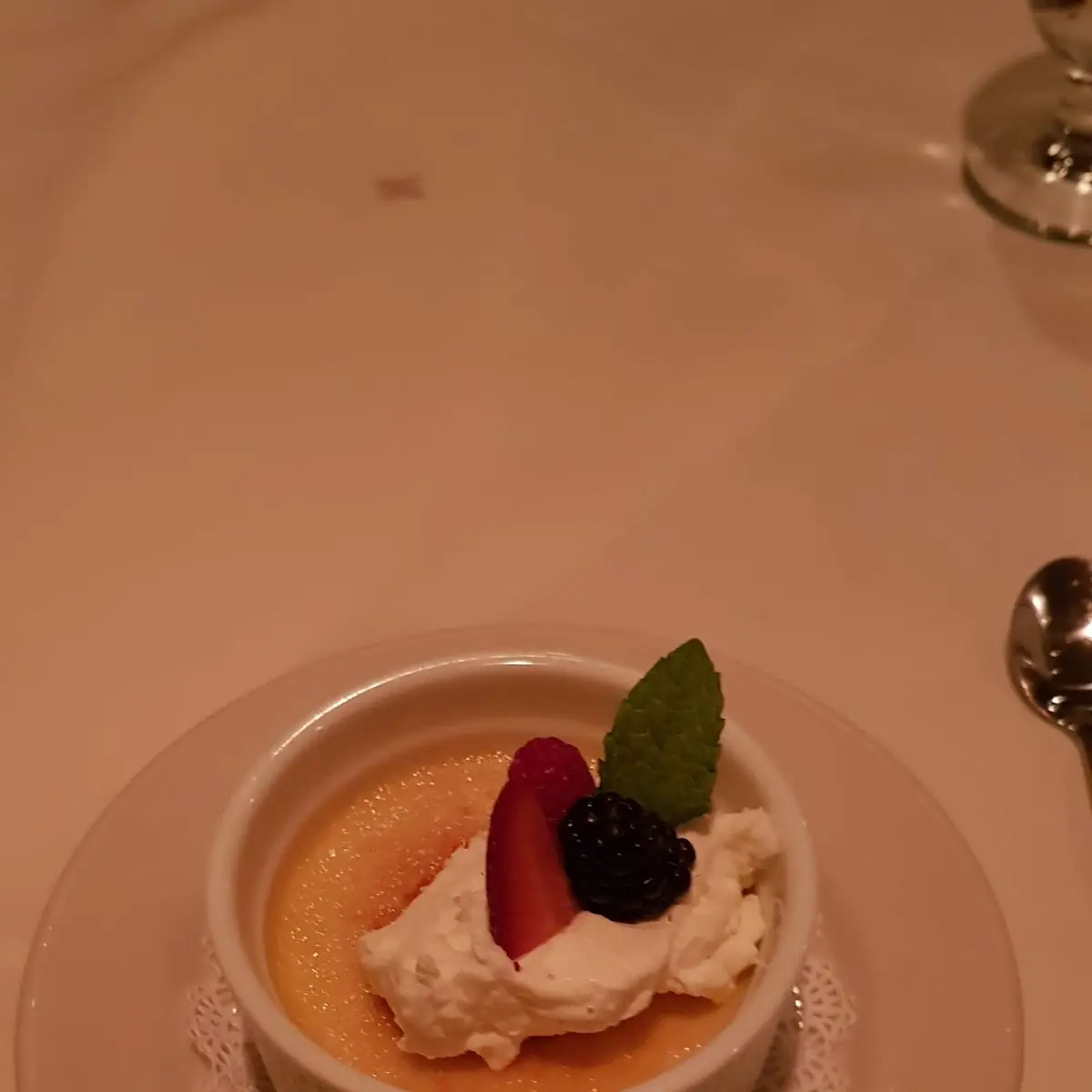 Lemon Rosemary Creme Brulee