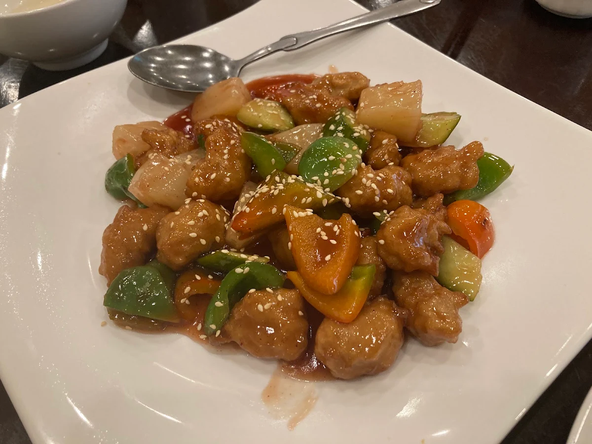 Sweet & Sour Vegan Pork, Joy Veg Fruit Dining Belmore