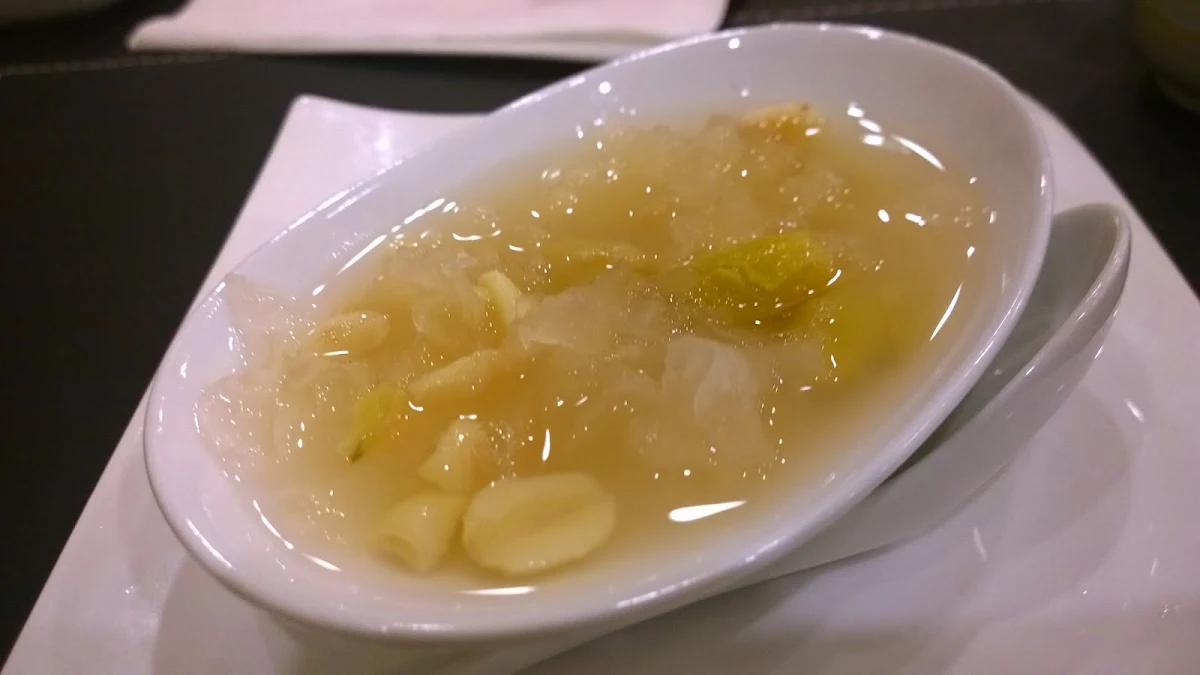 Tofu Skin Gingko and Barley Sweet Soup, Joy Veg Fruit Dining Belmore