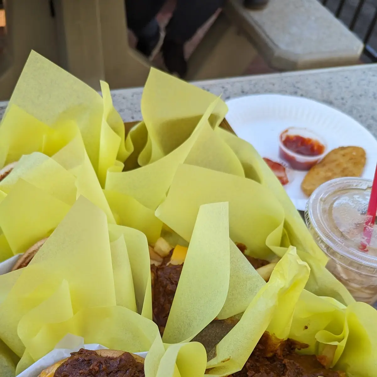 Chili Cheese Fries with Cheeseburger Combo