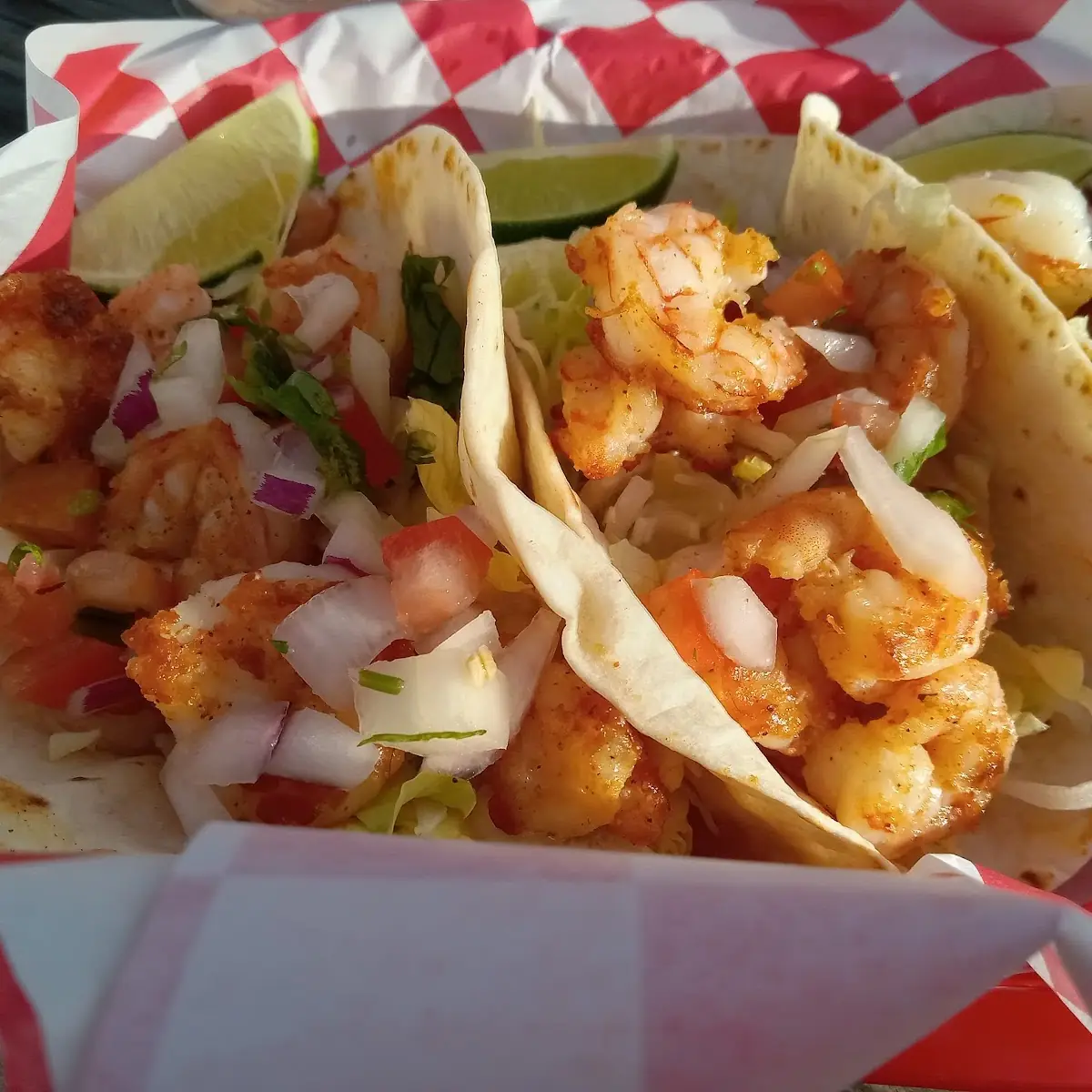 3 Shrimp Tacos with Danny Sauce