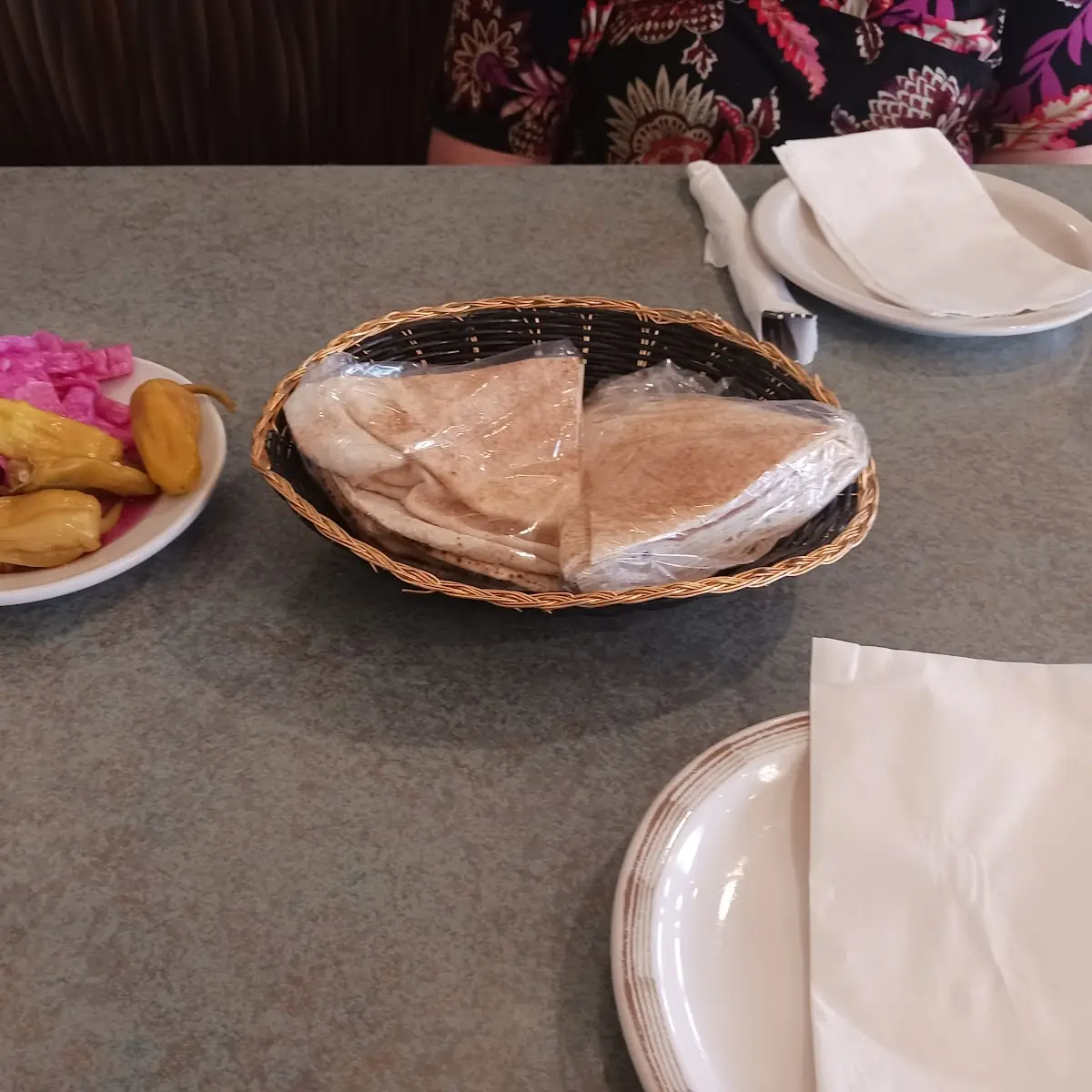 Pita Bread Pickled Cabbage