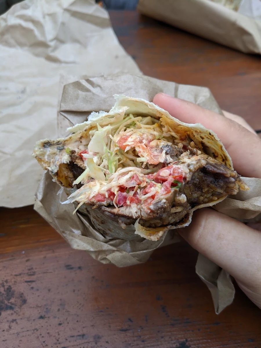 Baja Fish Burrito, Tacofino Tofino (Original Truck)