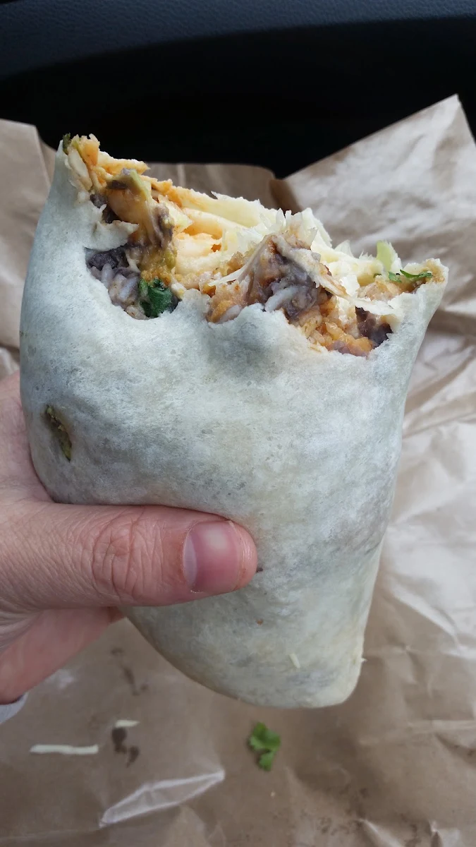 Krispy Chicken Burrito, Tacofino Tofino (Original Truck)