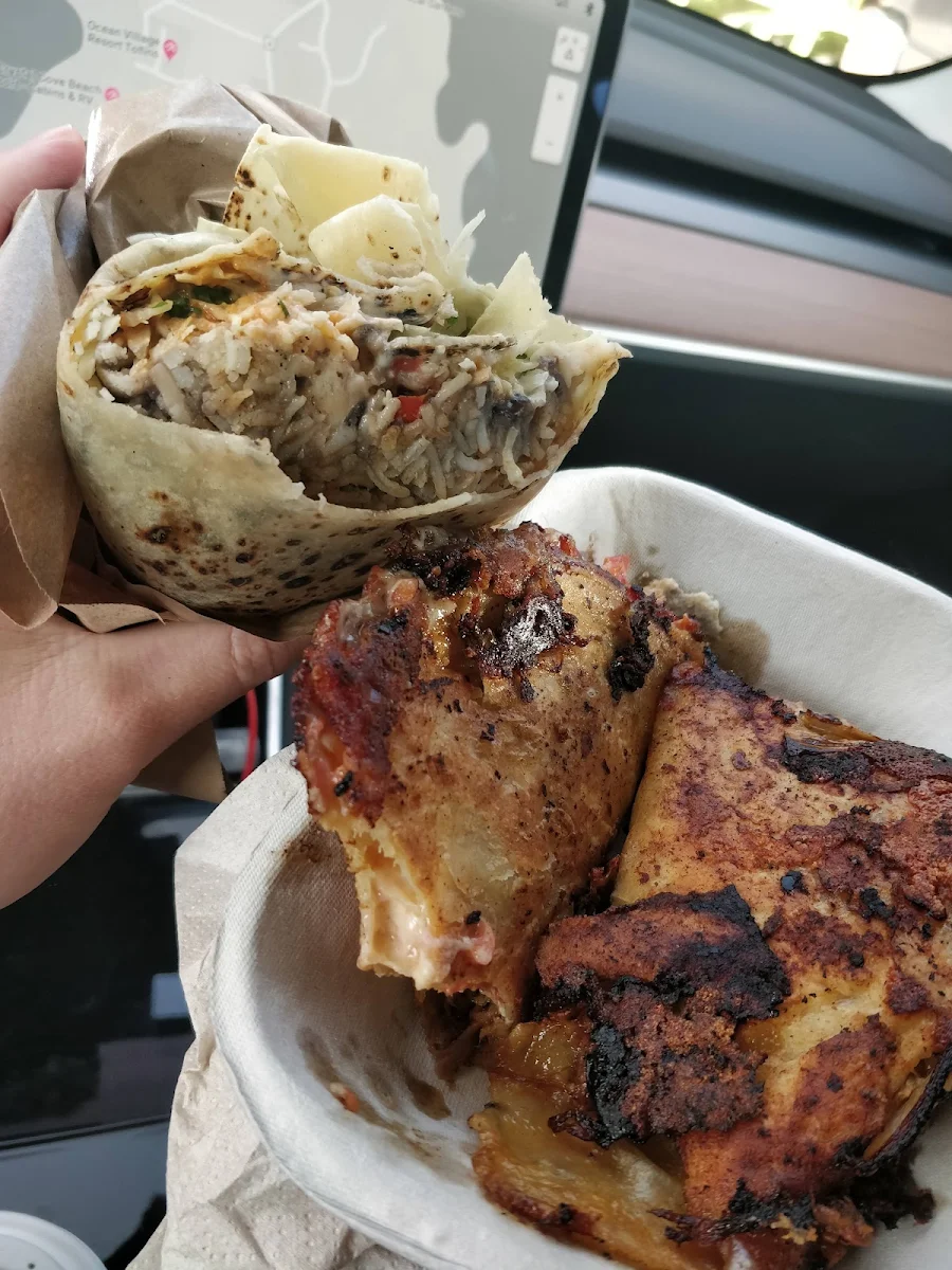 Pork Burrito, Tacofino Tofino (Original Truck)