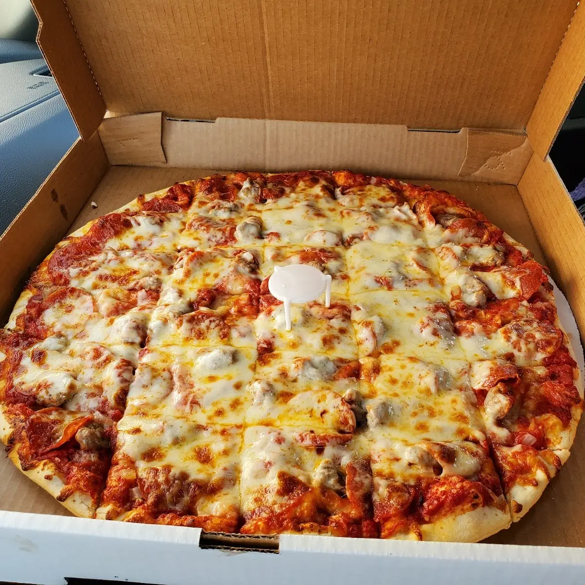 Sausage and Pepperoni Pizza