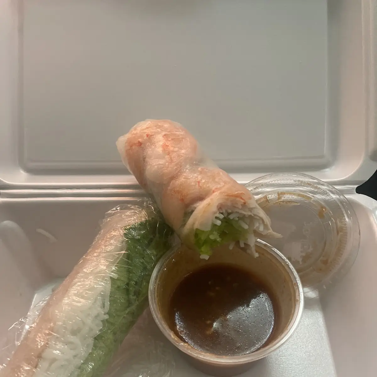 Grilled Chicken Spring Rolls