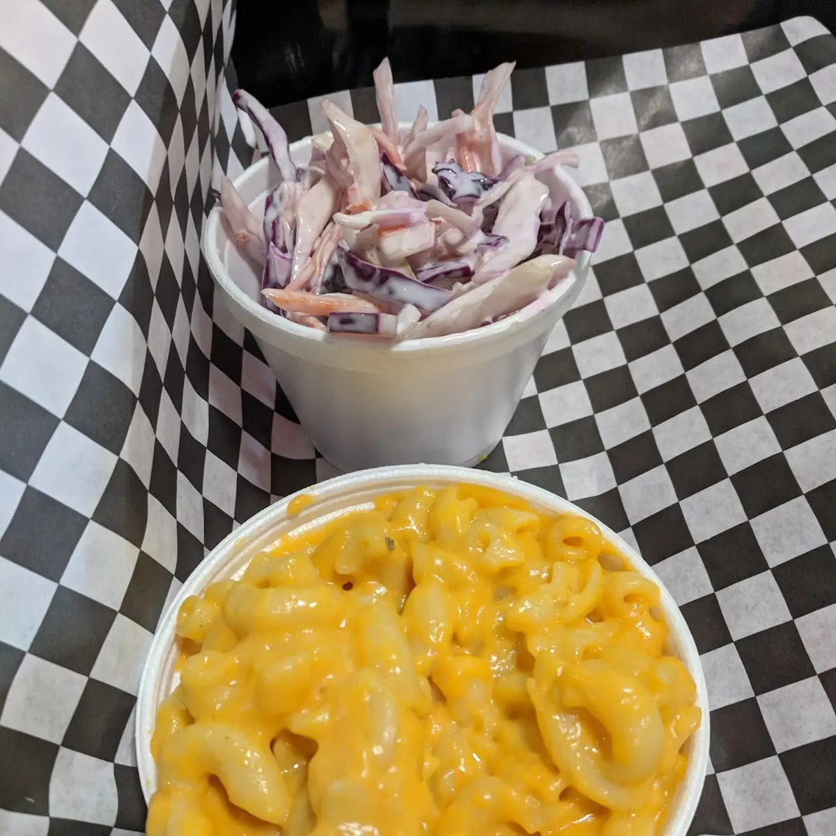Mac and Cheese and Slaw