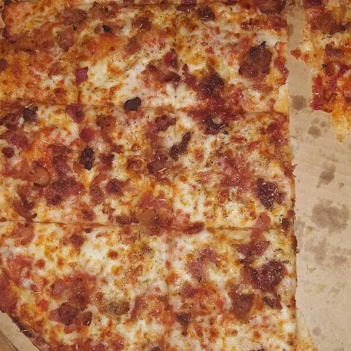 Extra-Bacon Pizza