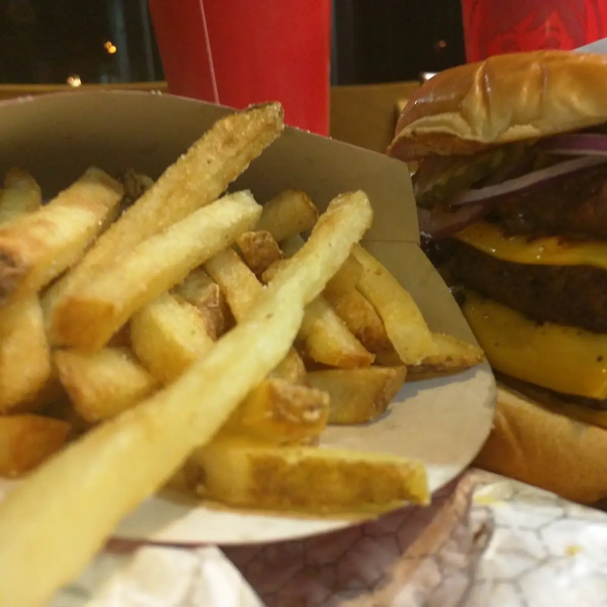 Triple Cheeseburger Combo
