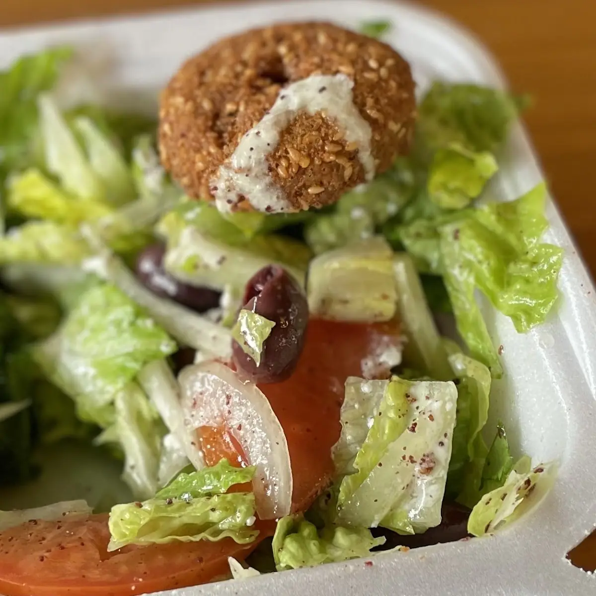 Falafel and Greek Salad