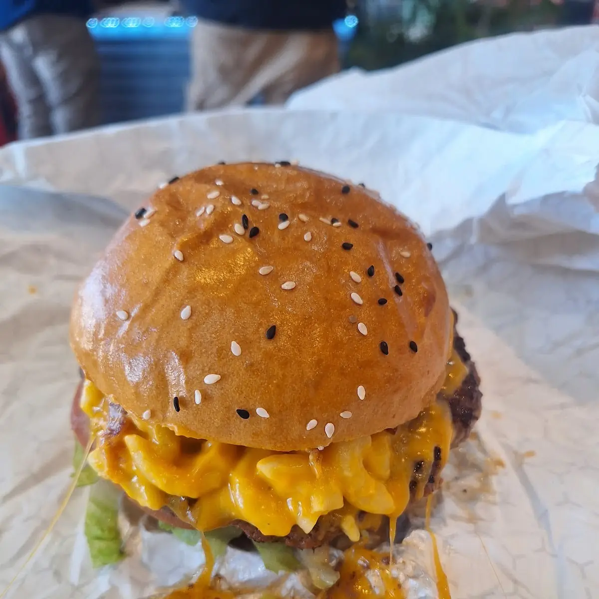 Mac and Cheese Burger