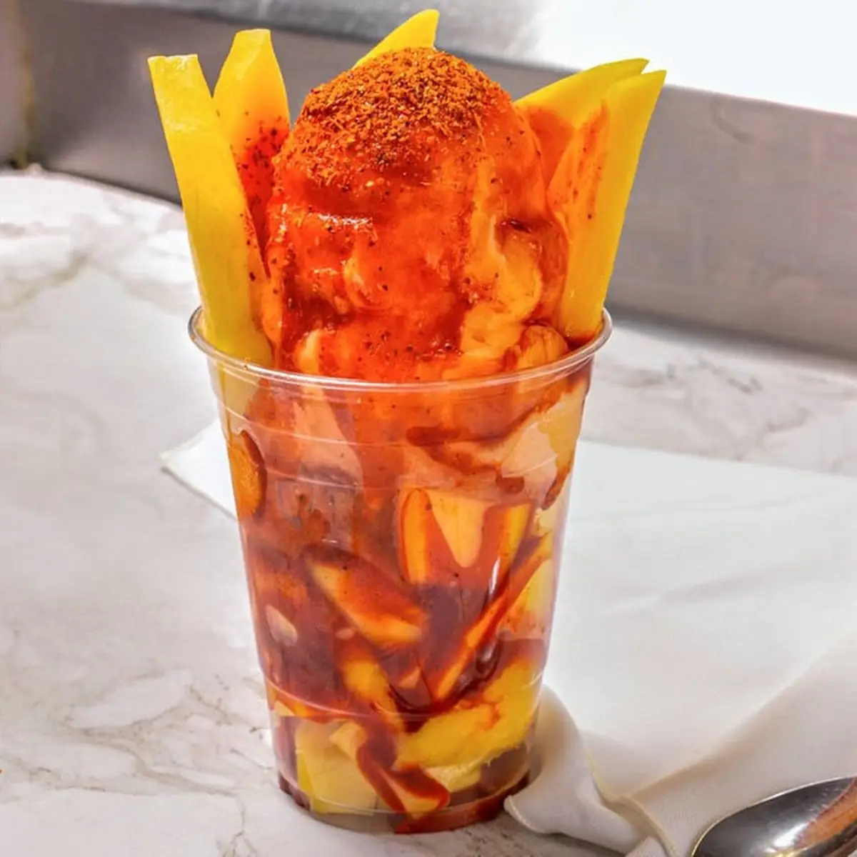 Mangonada with Gummy Bears