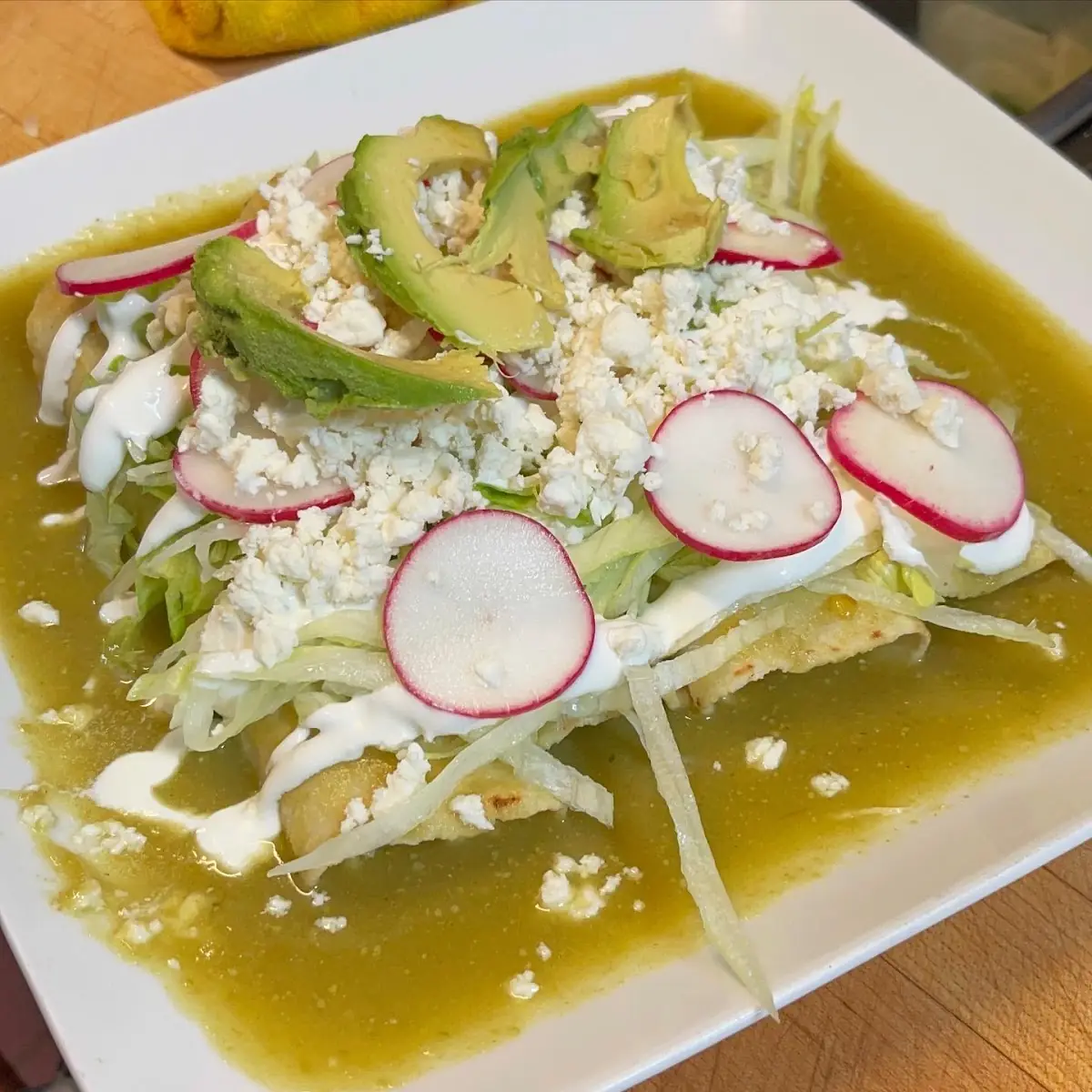 Enchiladas Verdes