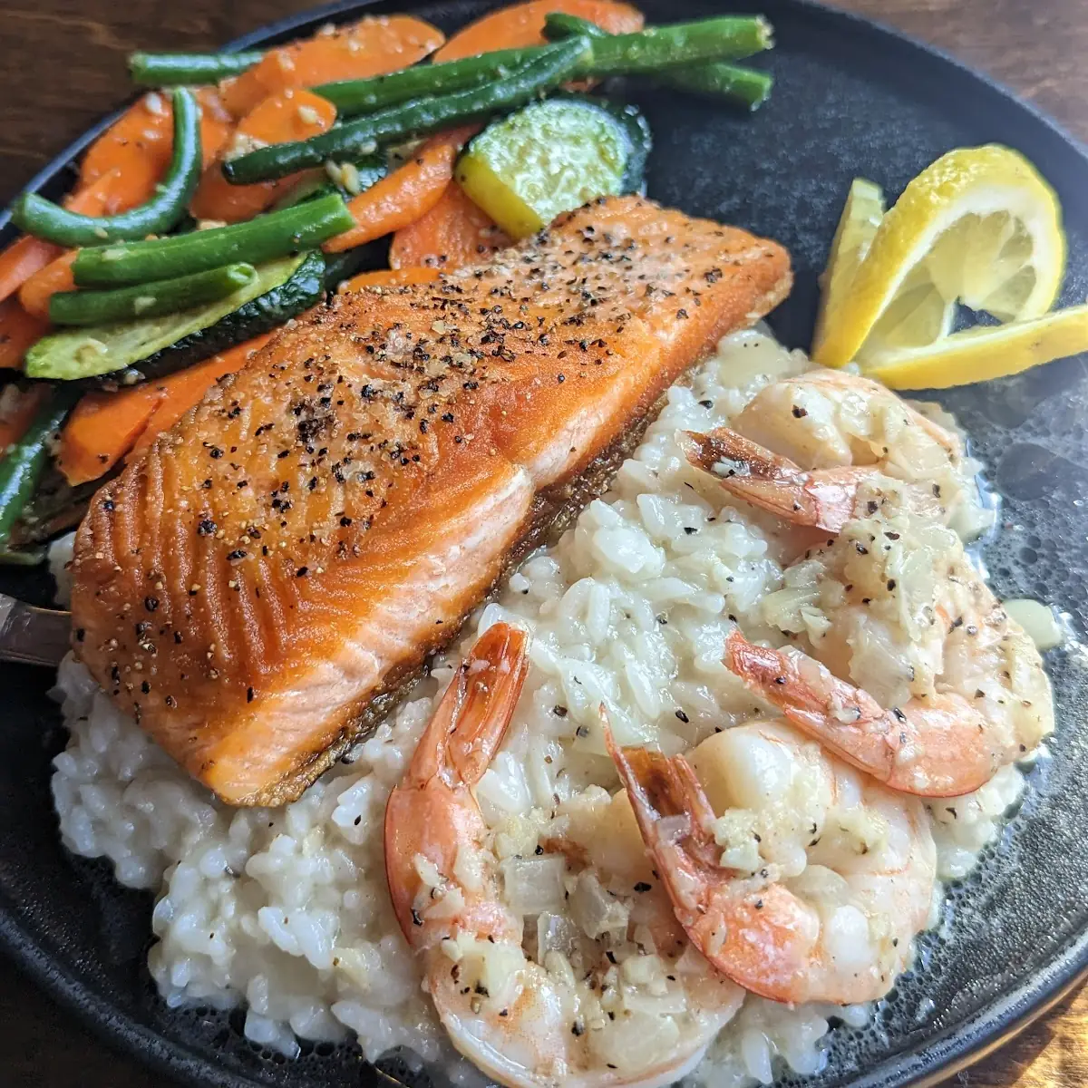 Pan Seared King Salmon