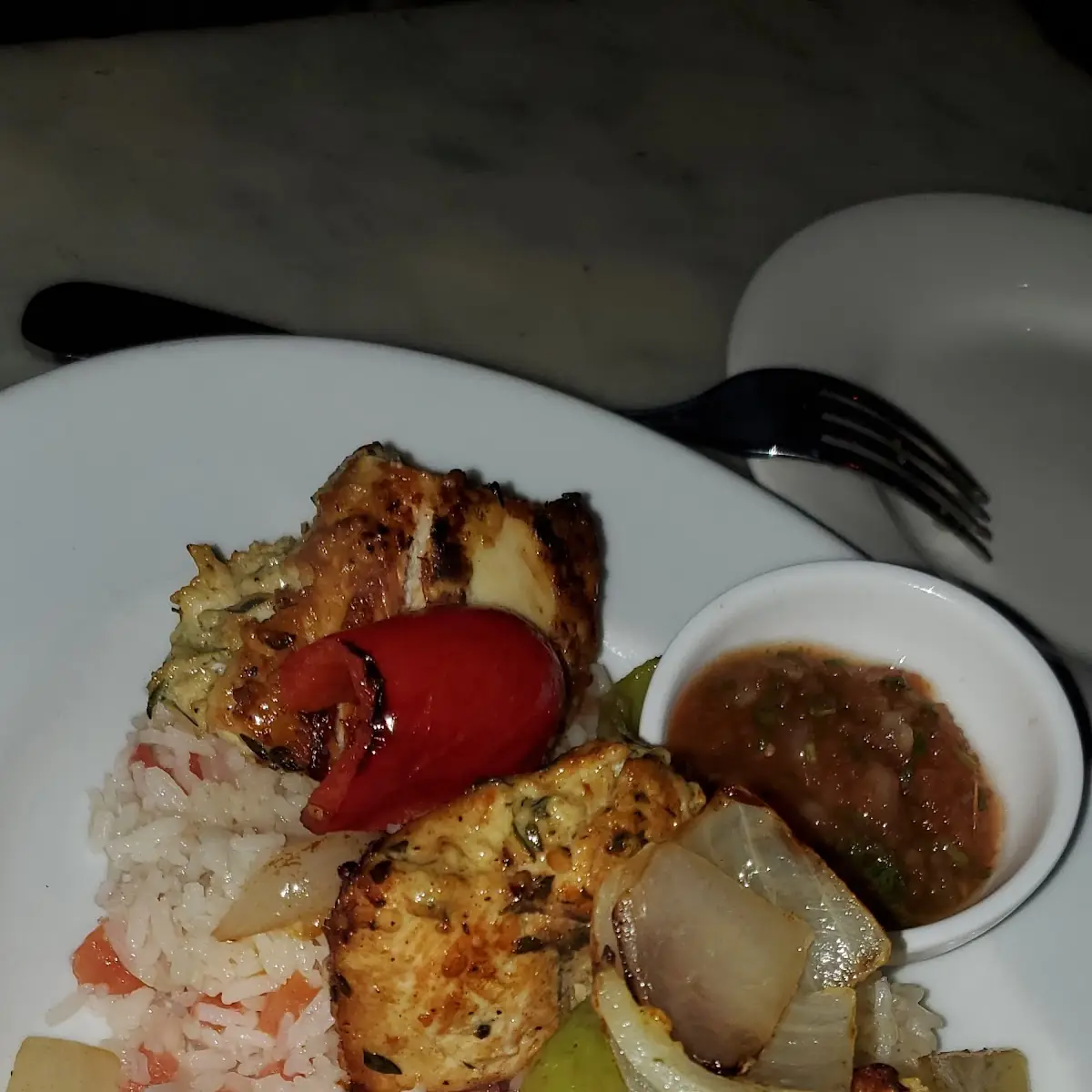 Ras-El-Hanout Chicken Kebab